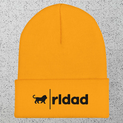 RLDAD Black Cuffed Beanie