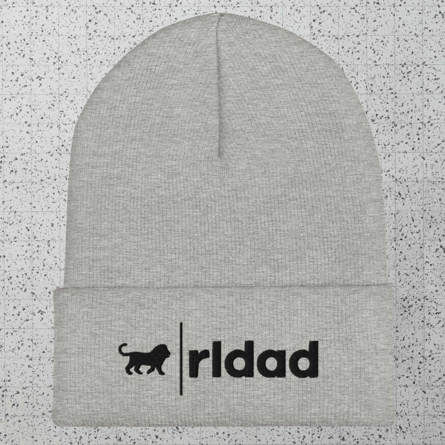 RLDAD Black Cuffed Beanie