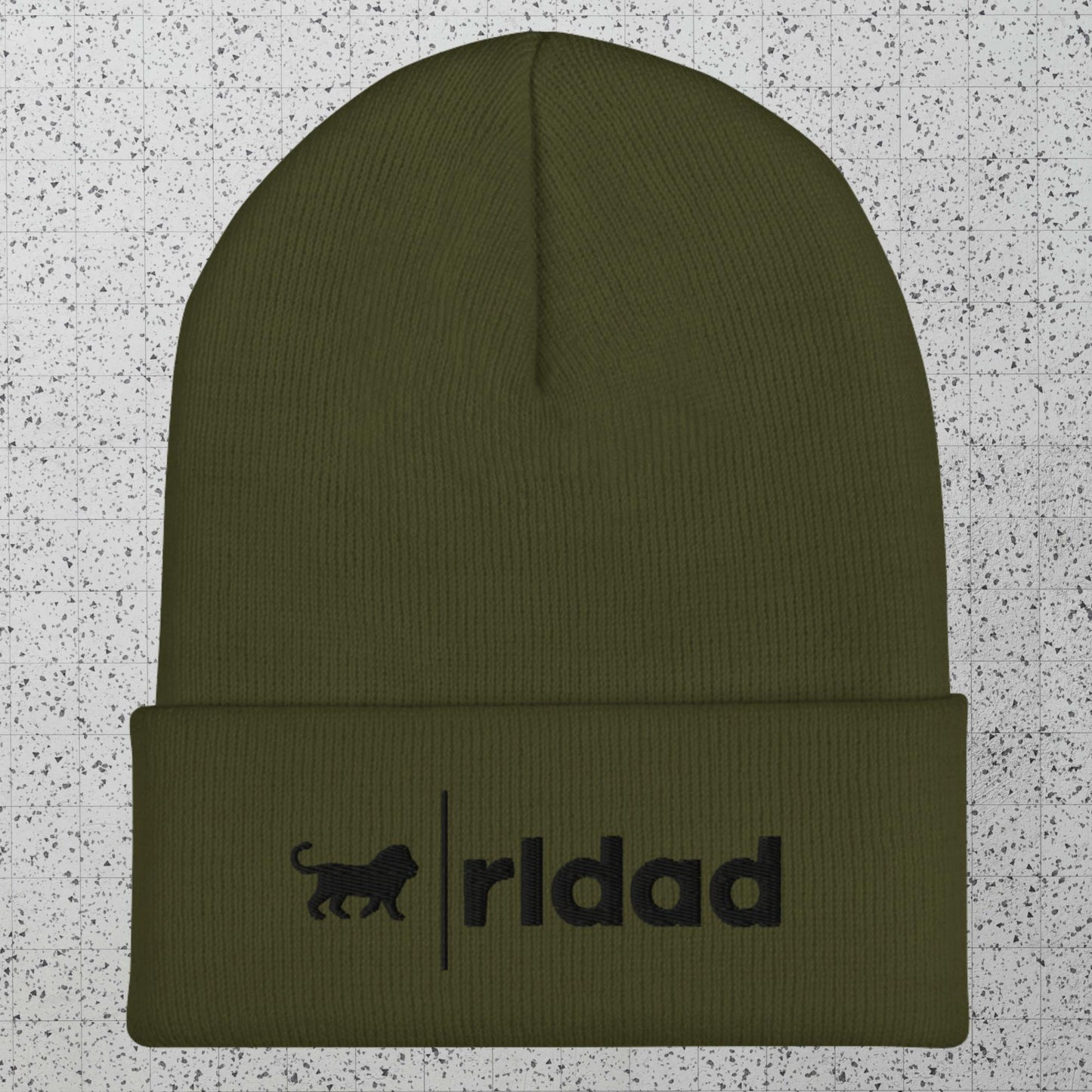 RLDAD Black Cuffed Beanie