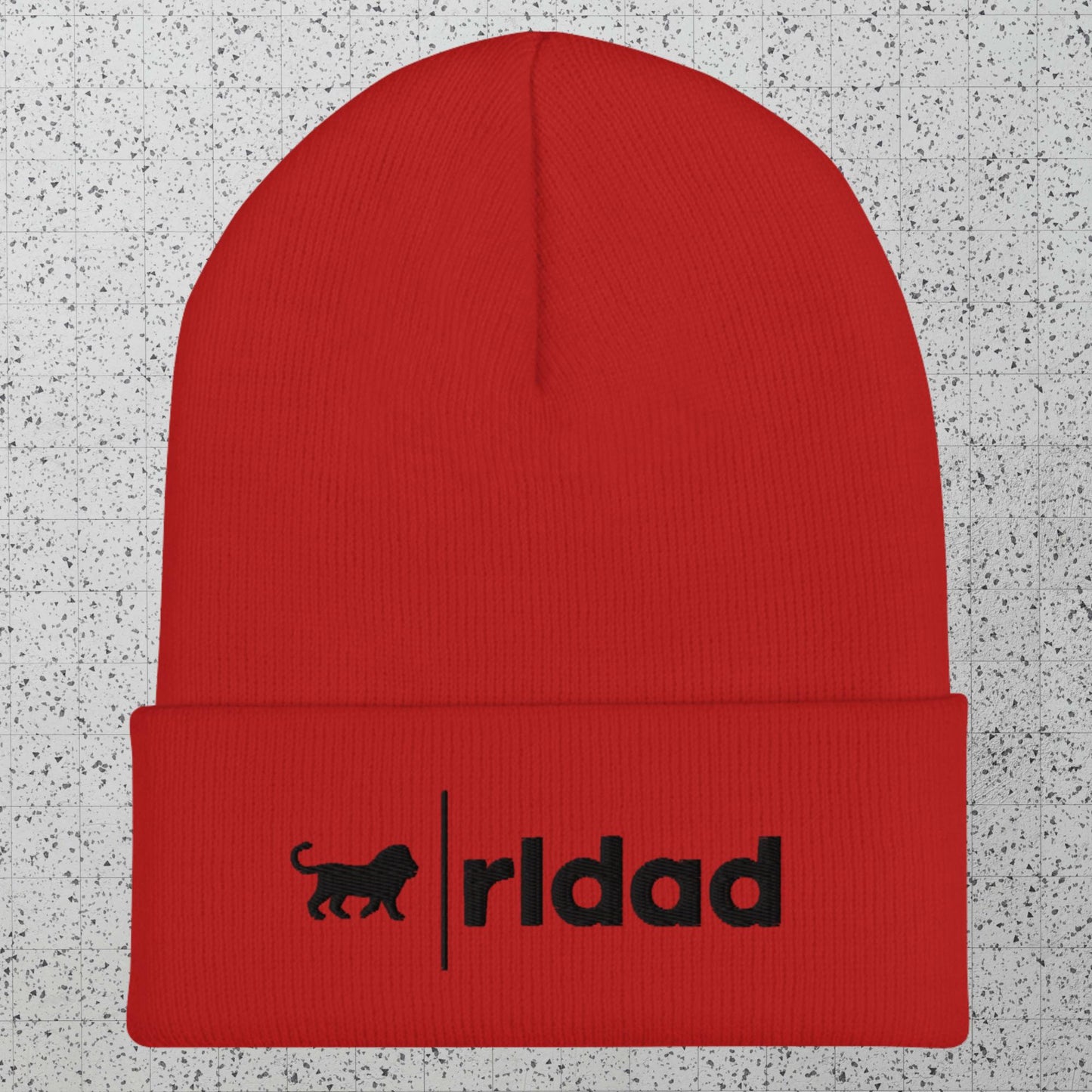 RLDAD Black Cuffed Beanie