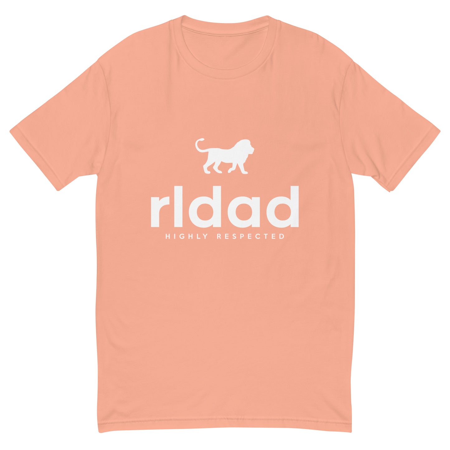 RLDAD white letter T-shirt (desert pink)