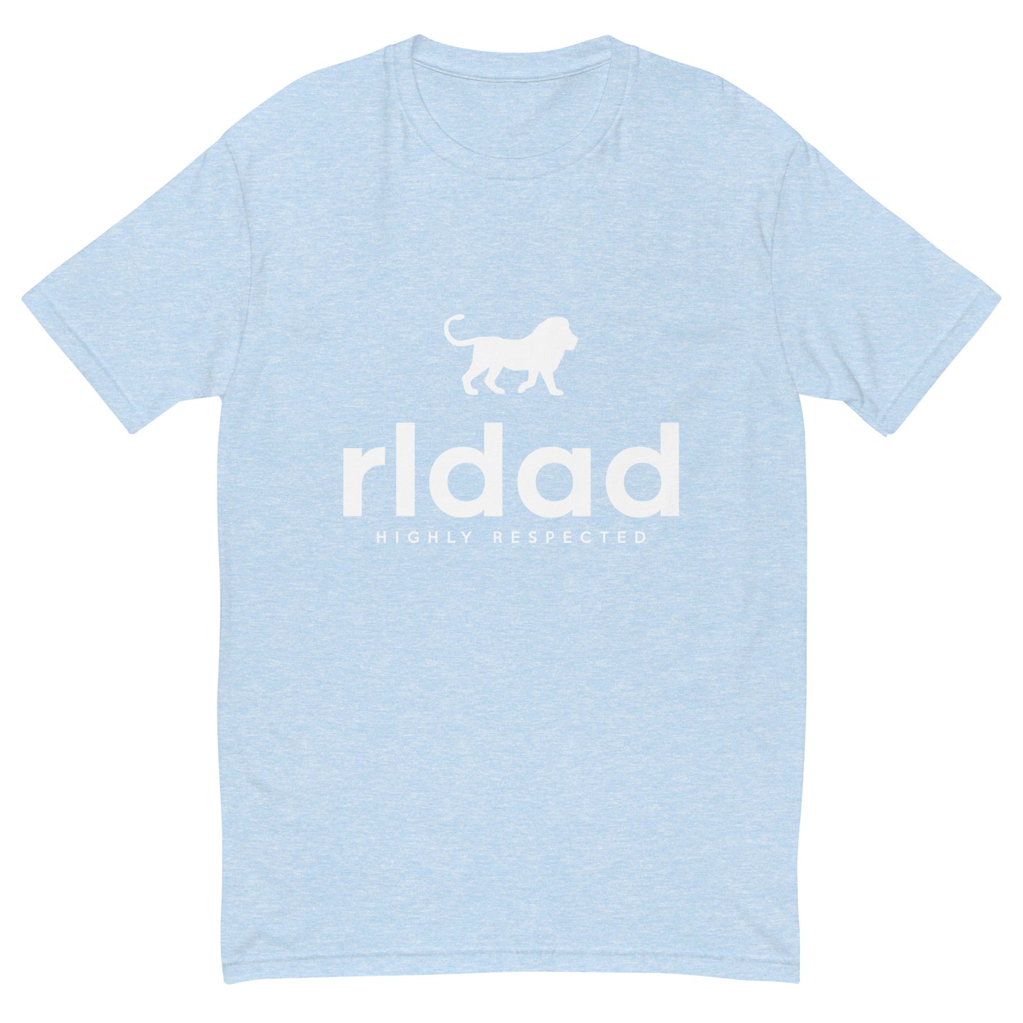 RLDAD white letter T-shirt (light blue)