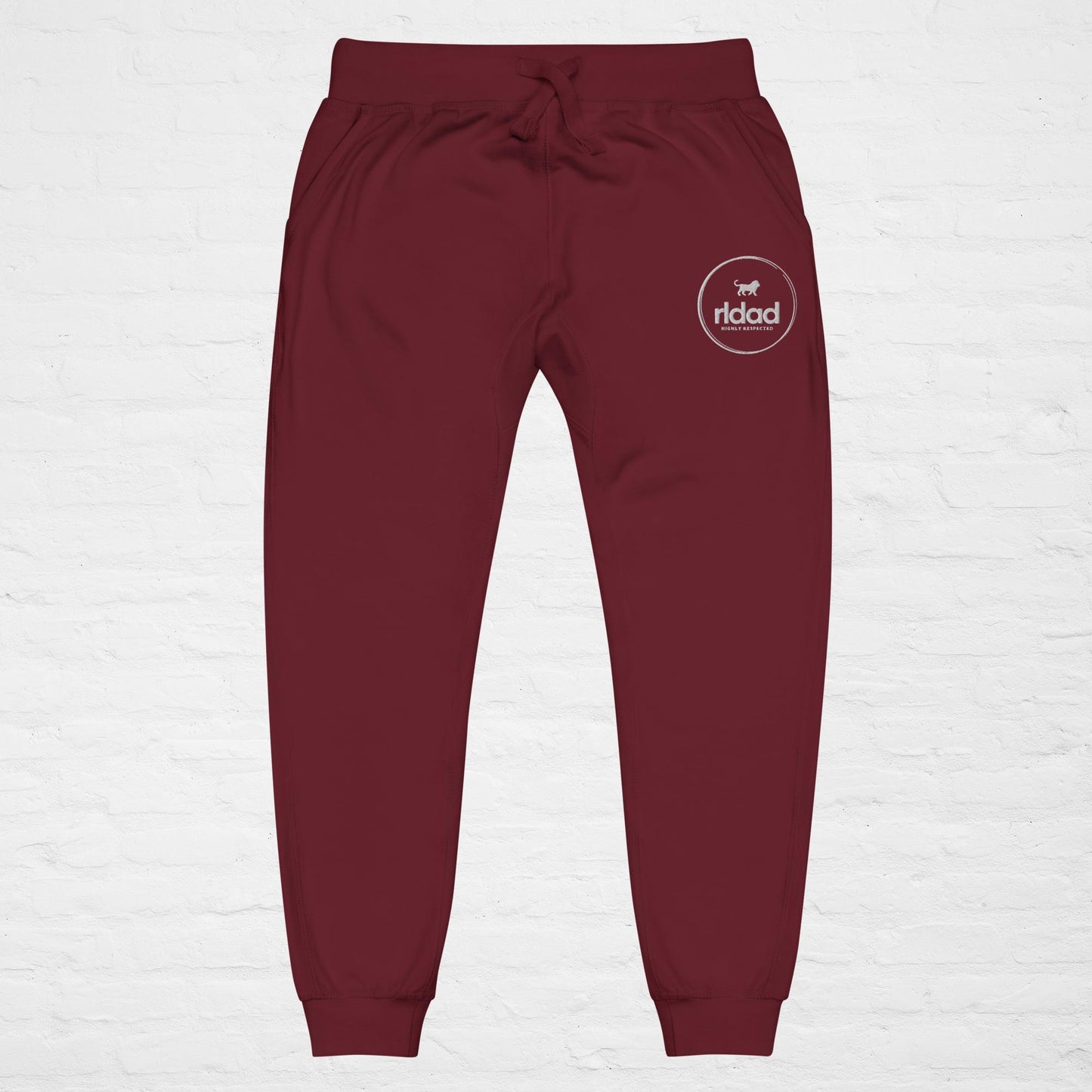 Maroon Premium fleece sweatpants